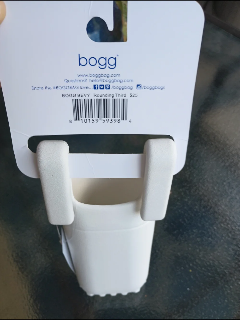 NWT BOGG Bevy Drink Holder Baseball Homerun pattern fits all Bogg Bags